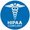 HIPPA compliance badge