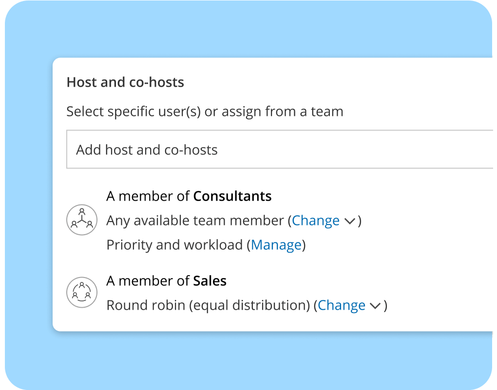 Dynamic scheduling tool for meetings involving multiple hosts