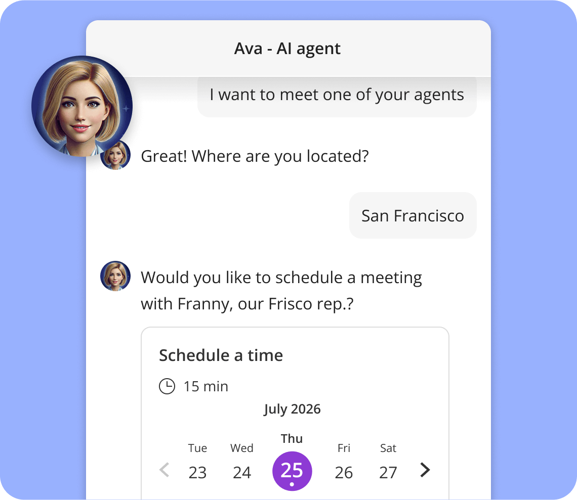 AI-powered scheduling tool with conversational routing capabilities