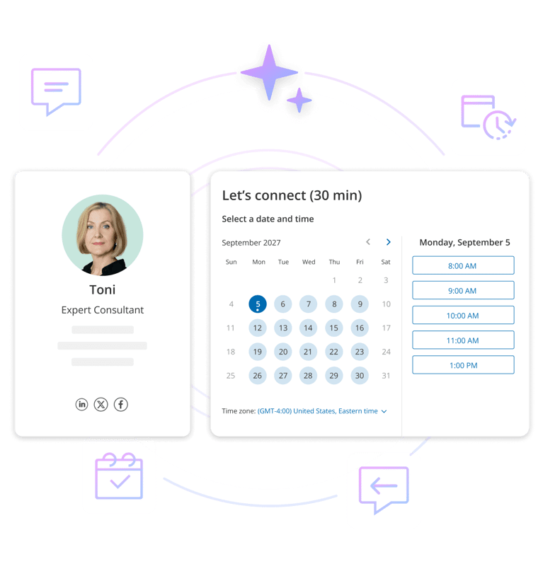 scheduling software interface example